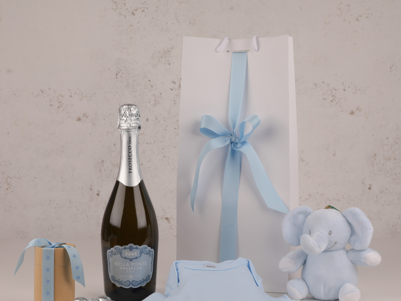 Baby boy gift in a bag