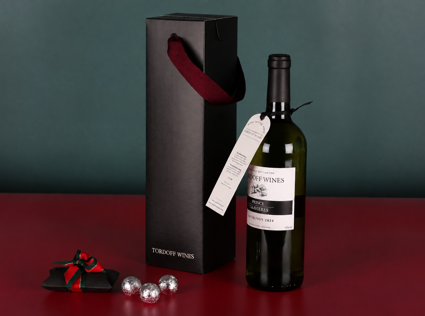 Festive White Wine and Chocs
